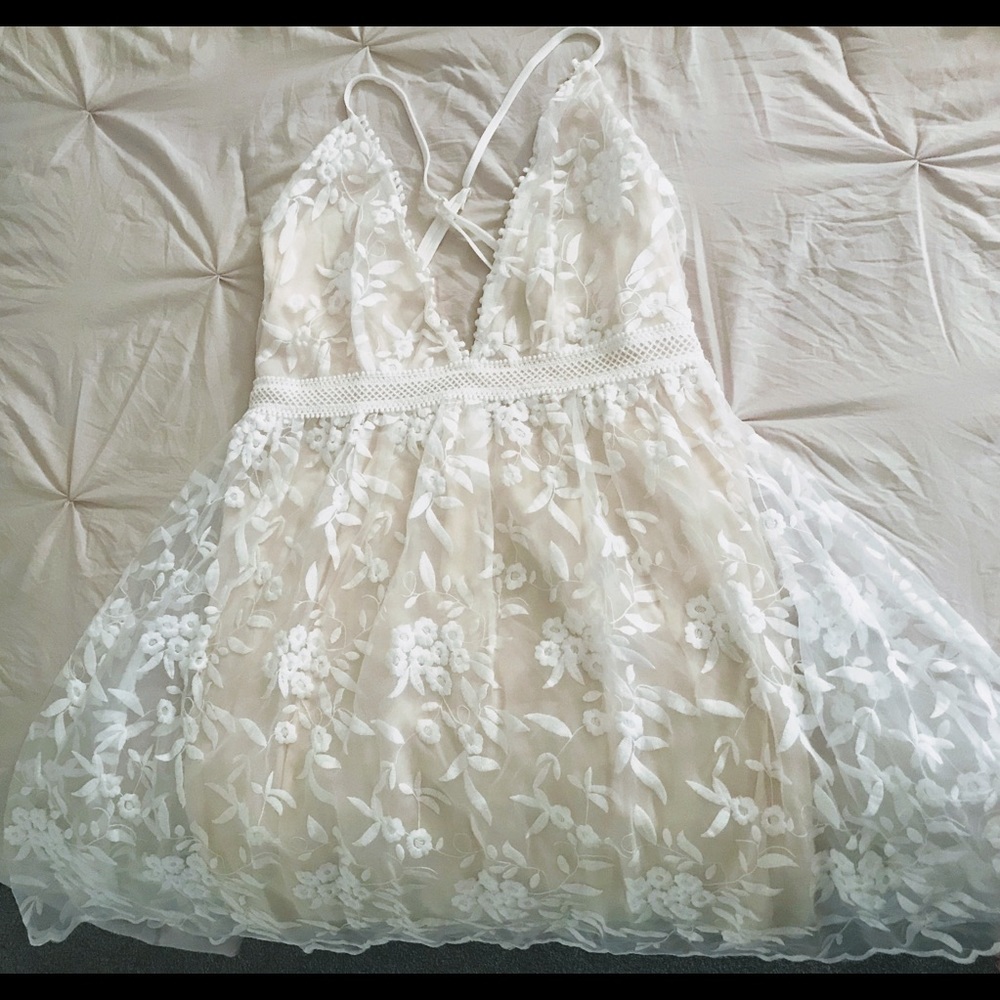 Beautiful white lace dress